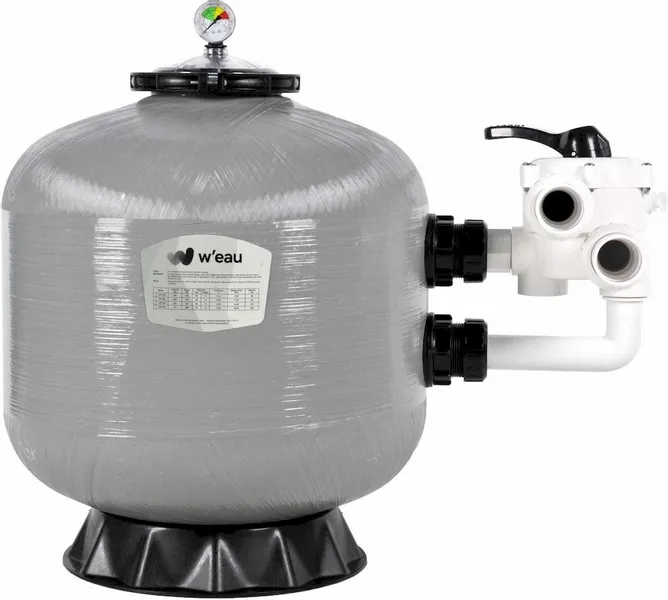 W'eau SPP-500 Polyester Versterkt Side Mount Zandfilter 12m³ 1 W'eau SPP-500 Polyester Versterkt Side Mount Zandfilter 12m³