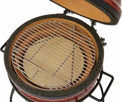 Kamado Joe Junior Barbecue -Zwembad Tuin 900 1081 kamadojoejr grillgrateheatdeflector cmyk