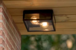 Lucide Dukan E27 Plafondlamp - Zwart -Zwembad Tuin 900 1348 15802 02 30 sf3