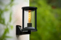 Lucide Cadix E27 Wandlamp - Zwart -Zwembad Tuin 900 1348 15803 01 30 sf1