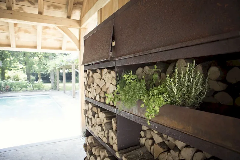 OFYR Wood Storage Corten 300 3 OFYR Wood Storage Corten 300 - Afbeelding 3