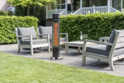 Eurom Heat And Beat Tower Terrasverwarmer -Zwembad Tuin 900 1350 8713415334562 heat and beat tower sfeer 2