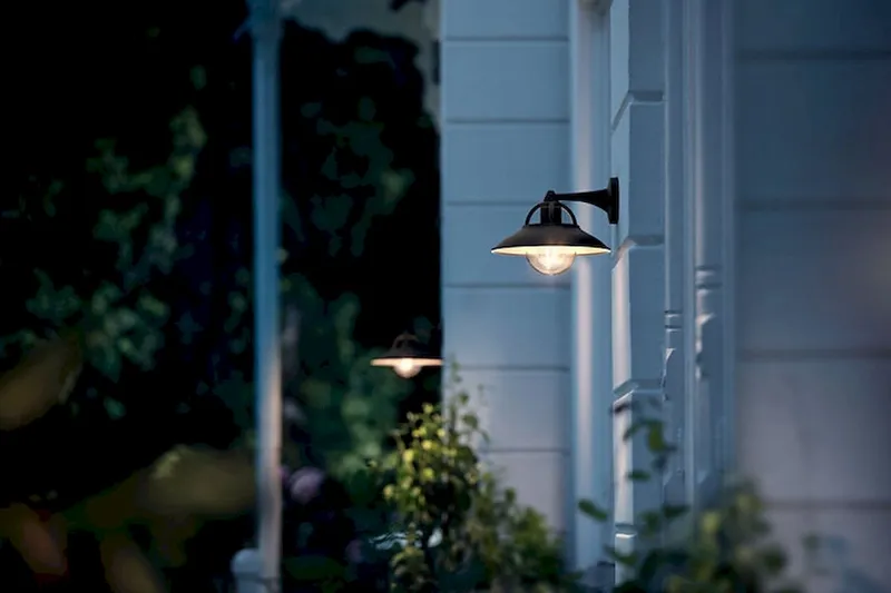 Philips MyGarden Cormorant E27 Wandlamp - Zwart 4 Philips MyGarden Cormorant E27 Wandlamp - Zwart - Afbeelding 4