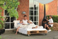 Morsø Morso Kamino Buitenhaard -Zwembad Tuin 900 1350 sfeerfoto