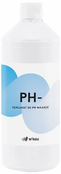 W'eau Vloeibare PH Minus - 1 Liter