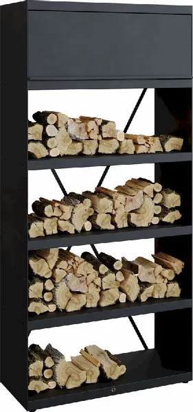OFYR Wood Storage Black 100 1 OFYR Wood Storage Black 100