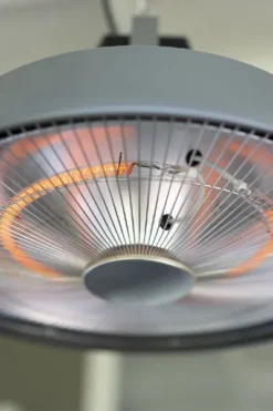 Eurom Partytent Heater 1500 Terrasverwarmer - Grijs -Zwembad Tuin 900 600 8713415336009 partytentheater sail grey sfeer 4