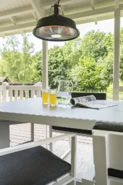 Eurom Partytent Heater 1500 Terrasverwarmer - Grijs -Zwembad Tuin 900 600 8713415336009 partytentheater sail grey sfeer 6