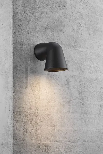 Nordlux Front Single Wandlamp - Zwart 1 Nordlux Front Single Wandlamp - Zwart