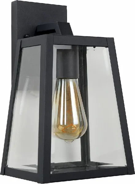 Lucide Matslot E27 Wandlamp - Zwart 2 Lucide Matslot E27 Wandlamp - Zwart - Afbeelding 2