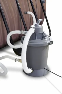 EXIT TOYS EXIT Wood Zwembad - 540 X 250 X 100 Cm - Met Zandfilterpomp En Trap -Zwembad Tuin 900 601 exit 30 17 53 10 int 6