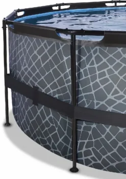 EXIT TOYS EXIT Stone Zwembad - 427 X 122 Cm - Met Zandfilterpomp En Trap -Zwembad Tuin 900 638 exit 30 27 14 00 int 3