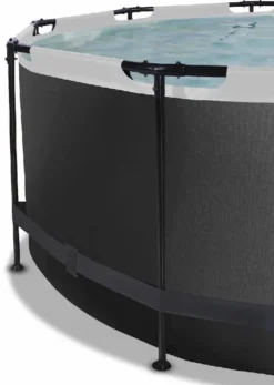 EXIT TOYS EXIT Black Leather Zwembad - 360 X 122 Cm - Met Zandfilterpomp En Trap -Zwembad Tuin 900 640 exit 30 27 12 20 int 3