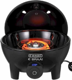 CADAC E-Braai Elektrische Barbecue - Zwart -Zwembad Tuin 900 764 5840 20 04 e braai 40 16