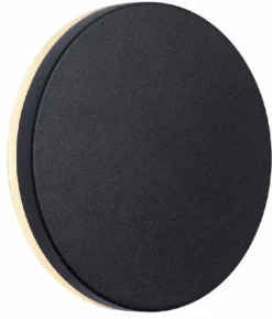Nordlux Artego Rond Led Wandlamp Zwart