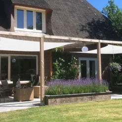 Livin’outdoor Schaduwdoek Como Driehoek 3.6 M - Wit -Zwembad Tuin 900 900 5000270f 6 1