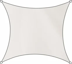Livin’outdoor Schaduwdoek Como Vierkant 3,6 M - Wit