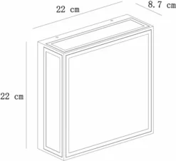 Lucide Dukan E27 Plafondlamp - Zwart -Zwembad Tuin 900 983 15802 02 30 technical drawing