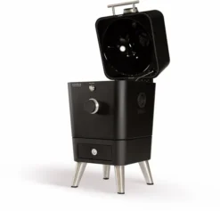 Everdure 4K Houtskool Barbecue Met Beschermhoes - Mat Zwart -Zwembad Tuin 9312646033740 5 copy