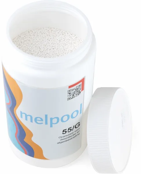 Melpool Chloorshock 55G 1 Kg 2 Melpool Chloorshock 55G 1 Kg - Afbeelding 2