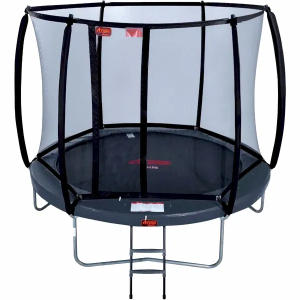 Avyna Pro-Line Trampoline Met Net En Ladder - Ø305 Cm - Grijs 1 Avyna Pro-Line Trampoline Met Net En Ladder - Ø305 Cm - Grijs