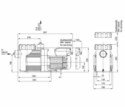 Speck Badu Prime Eco VS Variabele Zwembadpomp -Zwembad Tuin badu 90 doorsnede 1