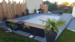 Banc Design Automatisch Oprolsysteem - Tot 4,5 Meter - Donkergrijs -Zwembad Tuin banc design 3