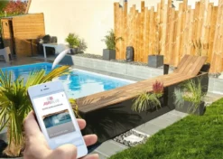 Banc Design Automatisch Oprolsysteem - Tot 3 Meter - Donkergrijs -Zwembad Tuin banc design app 1