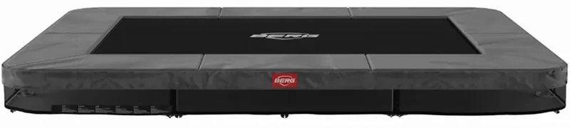 BERG Ultim Favorit InGround Trampoline - 280 X 190 Cm - Grijs 1 BERG Ultim Favorit InGround Trampoline - 280 X 190 Cm - Grijs
