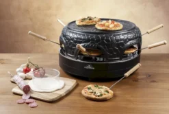 Bestron Pizza Gourmetset - 6 Personen -Zwembad Tuin bestron pizzaoven 6 personen 10