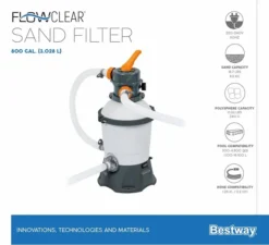 Bestway Flowclear Zandfilterpomp 3 M3/u -Zwembad Tuin bestway flowclear zandfilterpomp 3 0 m3uur 19