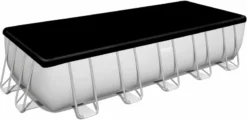 Bestway Power Steel Rectangular Zwembad - 640 X 274 X 132 Cm - Met Zandfilterpomp En Accessoires -Zwembad Tuin bestway power steel rectangular zwembad 640 x 274 x 132 cm set 3