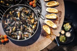 Bonfeu BonBiza Open Vuurschaal Bbq - Zwart -Zwembad Tuin bonfeu mosselen 31