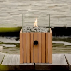 Cosi Cosiscoop Timber Gaslantaarn - Vierkant -Zwembad Tuin cosi cosiscoop timber gaslantaarn vierkant6