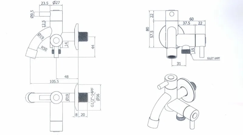 Caprea Buitenkraan KANE - RVS 2 Caprea Buitenkraan KANE - RVS - Afbeelding 2