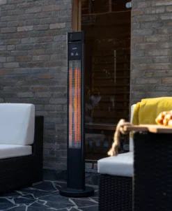 Eurom Q-Tower 2000 RCD Terrasverwarmer -Zwembad Tuin eurom q tower 2000 rcd 2