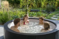 EXIT TOYS EXIT Leather Premium Opbouw Spa - 4-6 Persoons -Zwembad Tuin exit leather premium 6 opblaasbare spa sfeer tuin 2