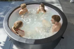 EXIT TOYS EXIT Leather Premium Opbouw Spa - 4-6 Persoons -Zwembad Tuin exit leather premium 6 opblaasbare spa sfeer tuin 3