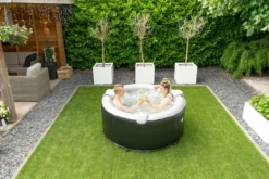 EXIT TOYS EXIT Silver Classic Opblaasbare Spa - 3 Persoons 15 EXIT TOYS EXIT Silver Classic Opblaasbare Spa - 3 Persoons -Zwembad Tuin exit silver classic opblaasbare spa 3 persoons in tuin sfeer boven