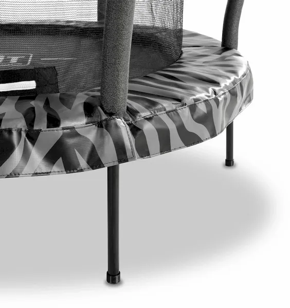 EXIT TOYS Exit Tiggy Junior 140 Cm Trampoline Met Net - Zwart/grijs 2 EXIT TOYS Exit Tiggy Junior 140 Cm Trampoline Met Net - Zwart/grijs - Afbeelding 2