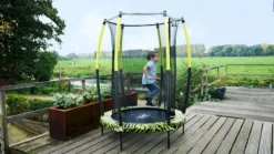 EXIT TOYS Exit Tiggy Junior 140 Cm Trampoline Met Net - Zwart/groen -Zwembad Tuin exit 10 00 70 40 int 7 resultaat