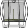 EXIT TOYS Exit Silhouette Trampoline Met Net - 214 X 153 Cm - Zwart