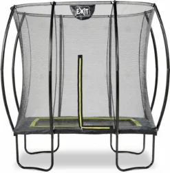 EXIT TOYS Exit Silhouette Trampoline Met Net - 214 X 153 Cm - Zwart