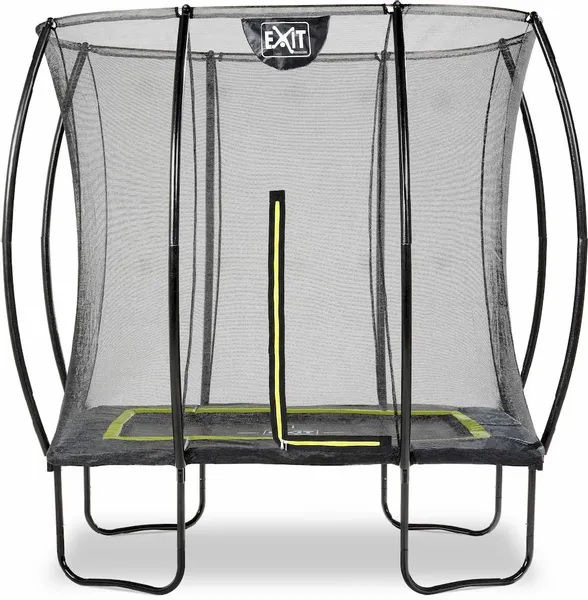 EXIT TOYS Exit Silhouette Trampoline Met Net - 214 X 153 Cm - Zwart 1 EXIT TOYS Exit Silhouette Trampoline Met Net - 214 X 153 Cm - Zwart