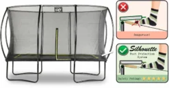 EXIT TOYS Exit Silhouette Trampoline Met Net - 366 X 244 Cm - Zwart 12 EXIT TOYS Exit Silhouette Trampoline Met Net - 366 X 244 Cm - Zwart -Zwembad Tuin exit 12 93 82 00 int 4 resultaat
