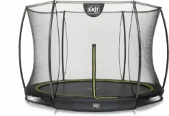 EXIT TOYS Exit Silhouette InGround Trampoline Met Net - Ø 244 Cm - Zwart
