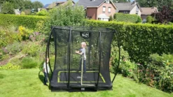 EXIT TOYS Exit Silhouette InGround Trampoline Met Net - 214 X 153 Cm - Zwart -Zwembad Tuin exit 12 95 57 00 int 12 resultaat