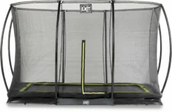 EXIT TOYS Exit Silhouette InGround Trampoline Met Net - 366 X 244 Cm - Zwart