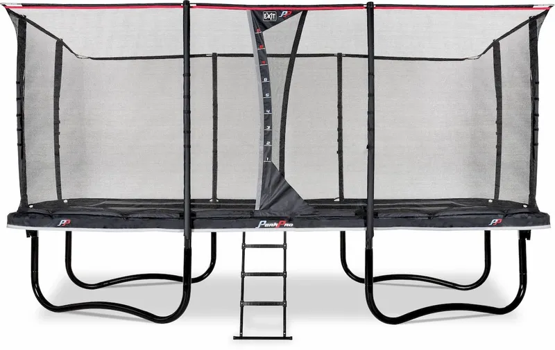 EXIT TOYS Exit PeakPro Trampoline Met Net En Ladder - 519 X 305 Cm - Zwart