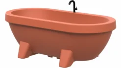 Gardentub Tuinbad - Terracotta 20 Gardentub Tuinbad - Terracotta -Zwembad Tuin gardentubgeel5 1